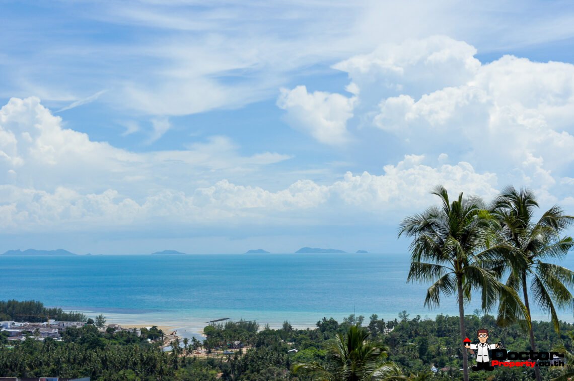 3 Bedroom Pool Villa with Sea View in Nathon, Koh Samui – For Sale